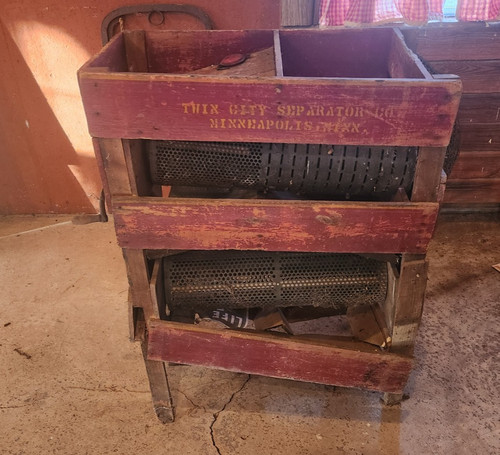 Vintage Twin City Separator Co. Corn Seed Grader Antique Agriculture Farm Tool