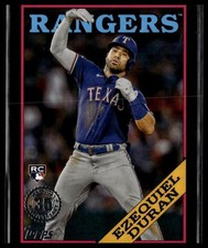 2023 Topps #T88-25 Ezequiel Duran 1988 Topps 35th Anniversary Black #/299