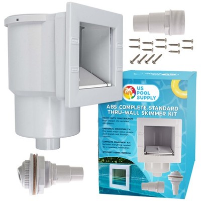 U.S. Pool Supply Standard Pool Skimmer Kit Above Ground Thru-Wall Kit
