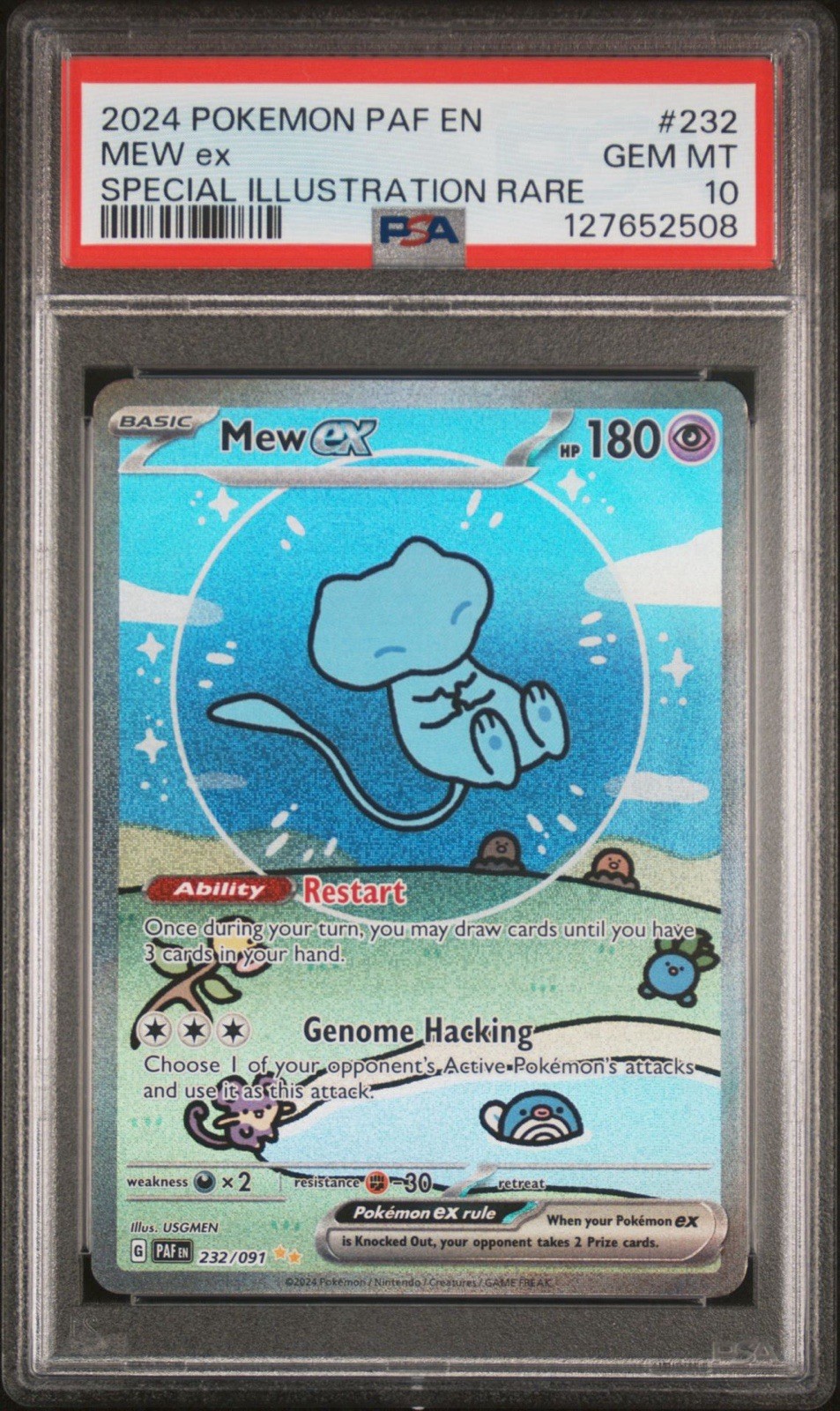 Mew ex 2024 Scarlet & Violet: Paldean Fates #232/091 Special