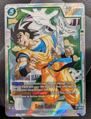 Son Goku SB02-038 Alternate Art Manga Booster 02 Dragon Ball Card