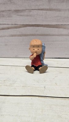 Snoopy LINUS 1.75'' Figure Schleich Peanuts, Blanket, Sucking Thumb, PVC