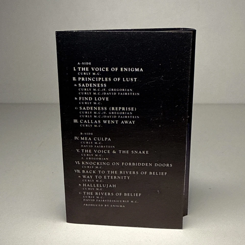 ENIGMA - Cassette Tape - MCVIR 1 MCMXC - a.D - Image 2 of 4