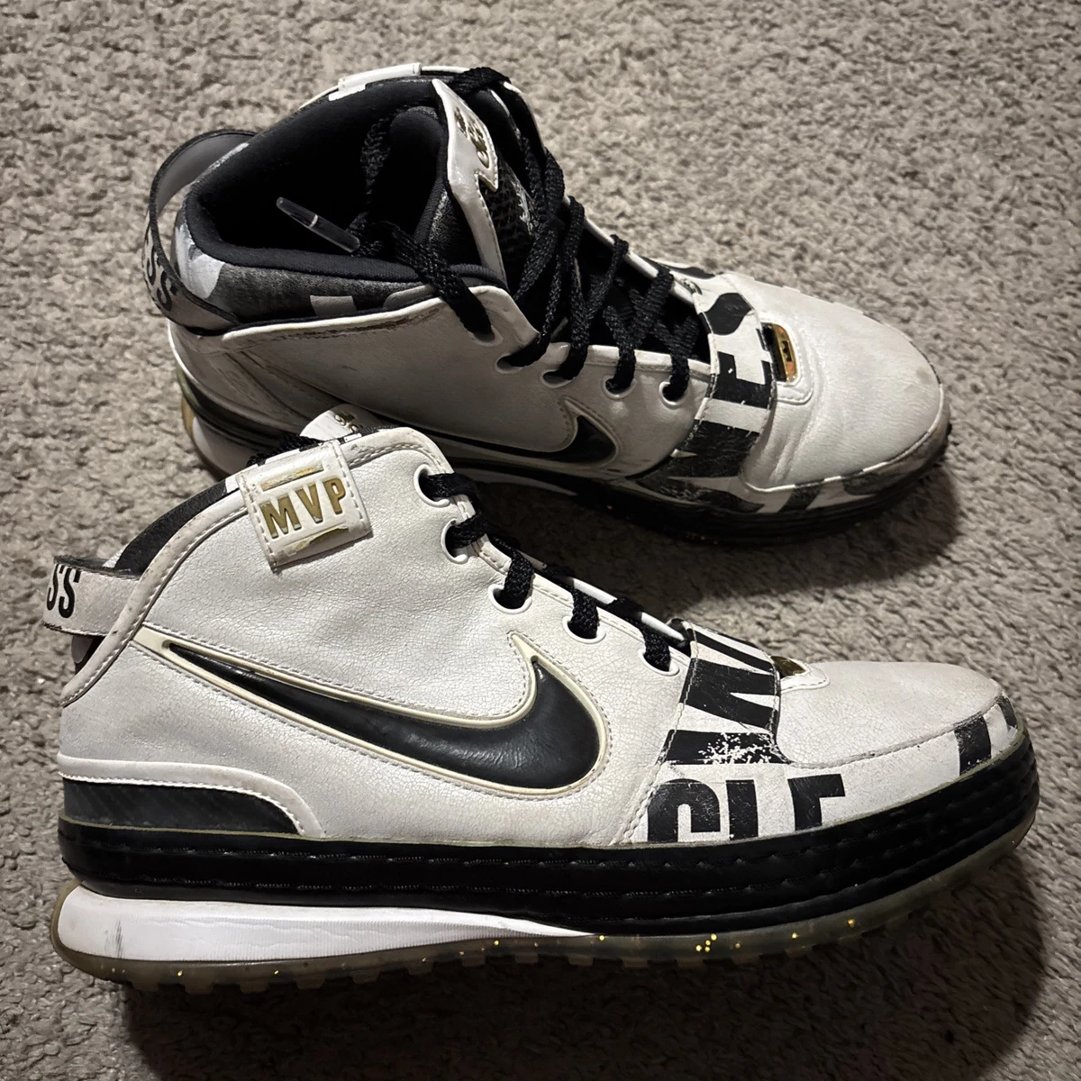 Nike LeBron Zoom Witness White Black Gold for Sale  display picture 3