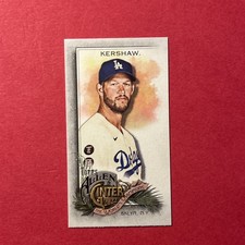 Clayton Kershaw Mini A&G Back 2022 Allen & Ginter #85 Dodgers