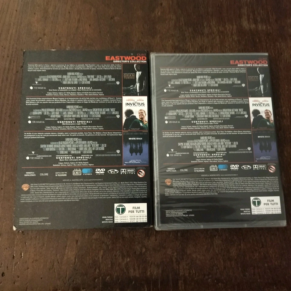 CLINT EASTWOOD - DIRECTOR'S COLLECTION - BOX 3 FILM DVD - NUOVO, SIGILLATO - Immagine 3 di 3