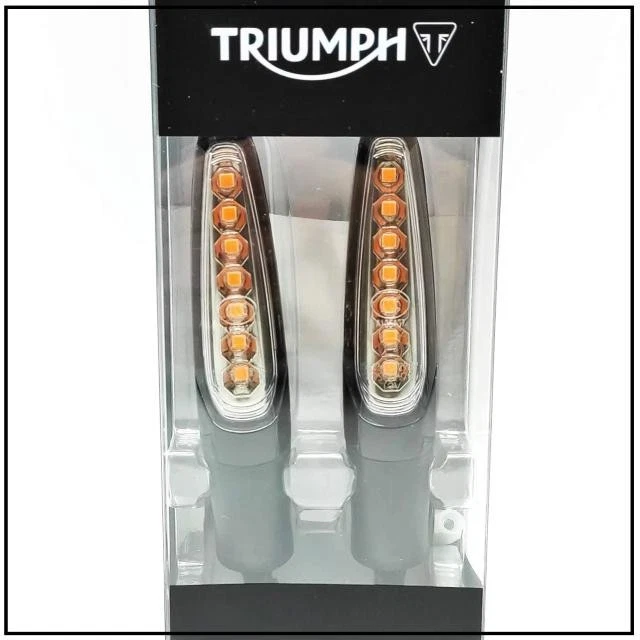 Kit indicatori di direzione a scorrimento, led, originale Triumph A9838177 - Immagine 2 di 3
