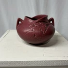 VTG ROSEVILLE SILHOUETTE POTTERY POT #741 4” U.S.A.