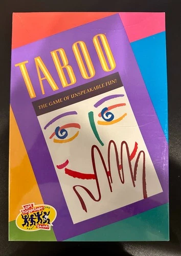 Vintage Taboo: The Game of Unspeakable Fun - Milton Bradley 1989 *NEW & SEALED*