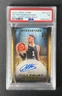 2023-24 Topps Three 3 Victor Wembanyama Gold Full Court Signs Auto RC /10 PSA 7