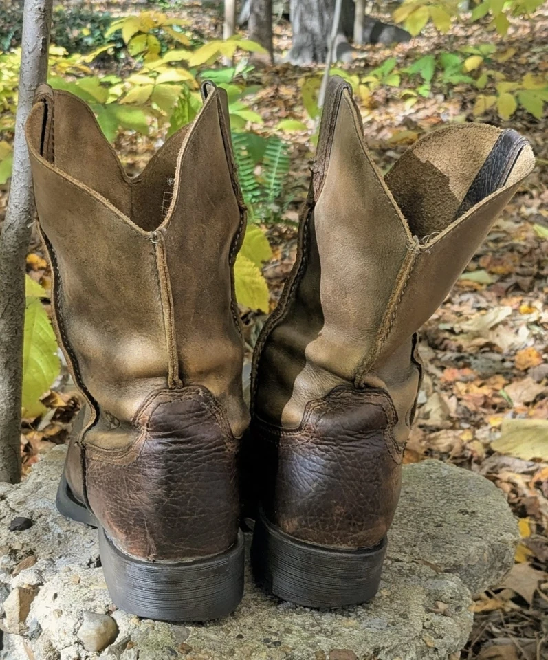 Ariat Rambler Marrón Puntera Cuadrada 10002317 (35829) Botas de Vaquero del Oeste para Hombres 11D Foto 3 de 4