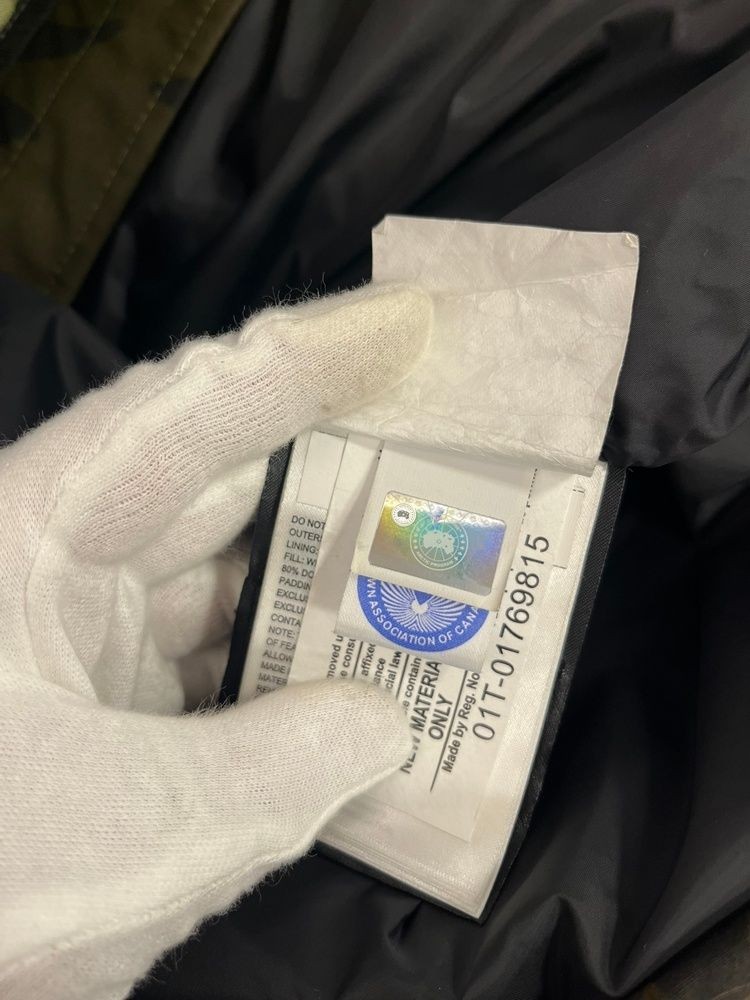 Canada Goose Carson Parka Green Camo Mens S Used Camouflage Lightweight From Jap thumbnail 8