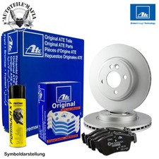 ATE Bremsscheiben+Beläge Skoda Roomster Ø288mm VORN bel. mit Reiniger