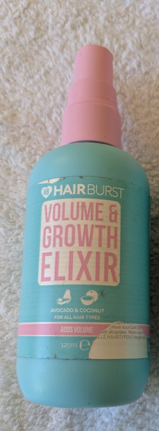 Hairburst Volume & Growth Elixir 125ml - imperfect container