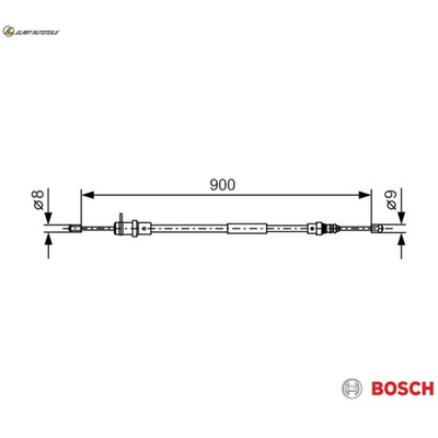 SEILZUG FESTSTELLBREMSE 1 987 477 774 FÜR PEUGEOT EXPERT/Platform/Chassis/Van