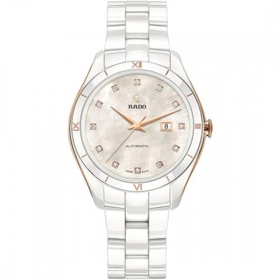 Rado HyperChrome Automatic Diamonds Watch R32033902 White Ceramic Watch 