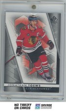 2022-23 SP Authentic Black Jonathan Toews 1/1 #95 Chicago Blackhawks