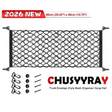 Trunk Bed Envelope Style Mesh Organizer Cargo Net for TOYOTA TUNDRA 2007-2023