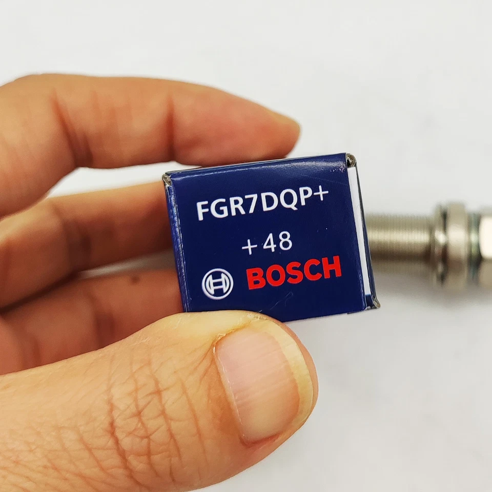 6Pcs Bosch Spark plugs FGR7DQP For 12120037607 BMW X5 E34 530i E39 540i E60 NEW Foto 3 de 4