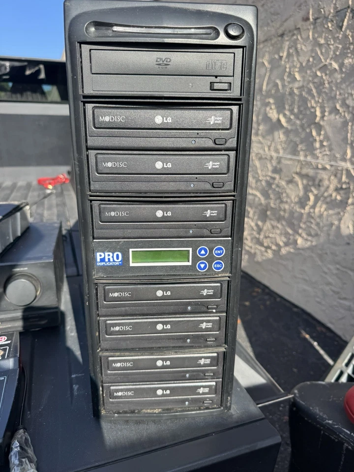 LG ProDuplica​tor 1-8 Burner Standalone Duplicator CD DVD R RW Tested works - Image 4 of 4