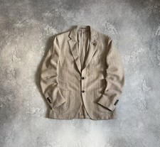Lardini 52size Casual Lana Wool Blazer Button Up Jacket Old Money Made In Italy 