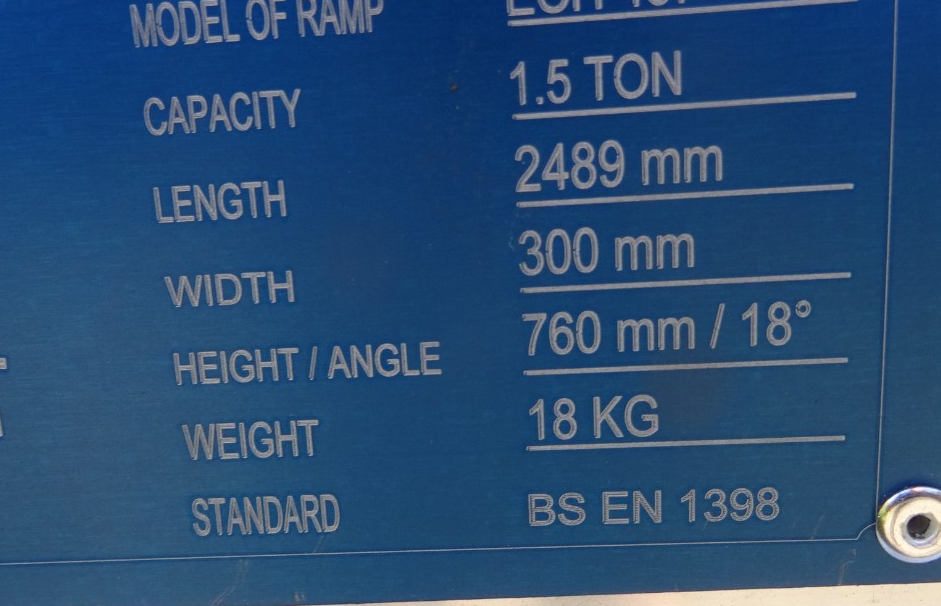 ALUMINIUM 8ft LOADING RAMPS, MINI DIGGER, EXCAVATOR, DUMPER | eBay UK