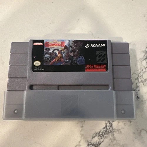 Super Nintendo Super Castlevania IV Game Cartridge (SNES, 1991)