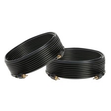 2-Pack -25ft 3.5mm AUX Audio Cable Male/Male Stereo Cord for Car, Phone, Speaker