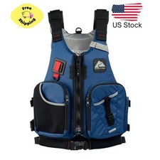 Adult Unisex Paddle Vest 3-Pocket Oversized Fishing Life Vest