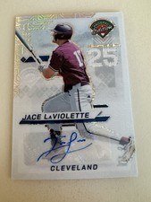 2025 Panini Prospects Prizm Jace LaViolette Auto Silver Mojo /25 No69