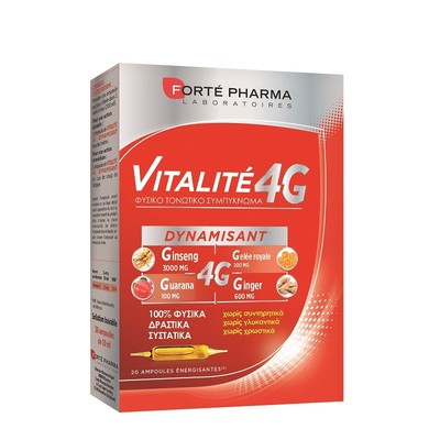 FORTE PHARMA Vitalite 4G Dynamisant 20 Ampullen x 10ml
