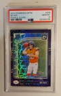 2024 Donruss Optic Rated Rookie Bo Nix #209 Purple Scope Prizm (RC) PSA 10