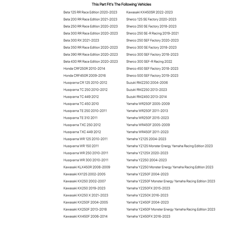 Race Tech Fork Dust Seals For Husqvarna TXC 250 2012 - Image 3 of 4