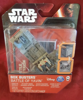 STAR WARS SPIEL BATTLE OF YAVIN X-WING TIE FIGHTER Spin Master NEU OVP Deathstar