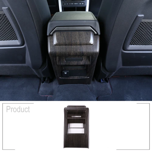 ABS Wood Grain Rear Air Outlet Vent Cover For Land Rover Discovery Sport 2015-18 - Foto 1 di 11