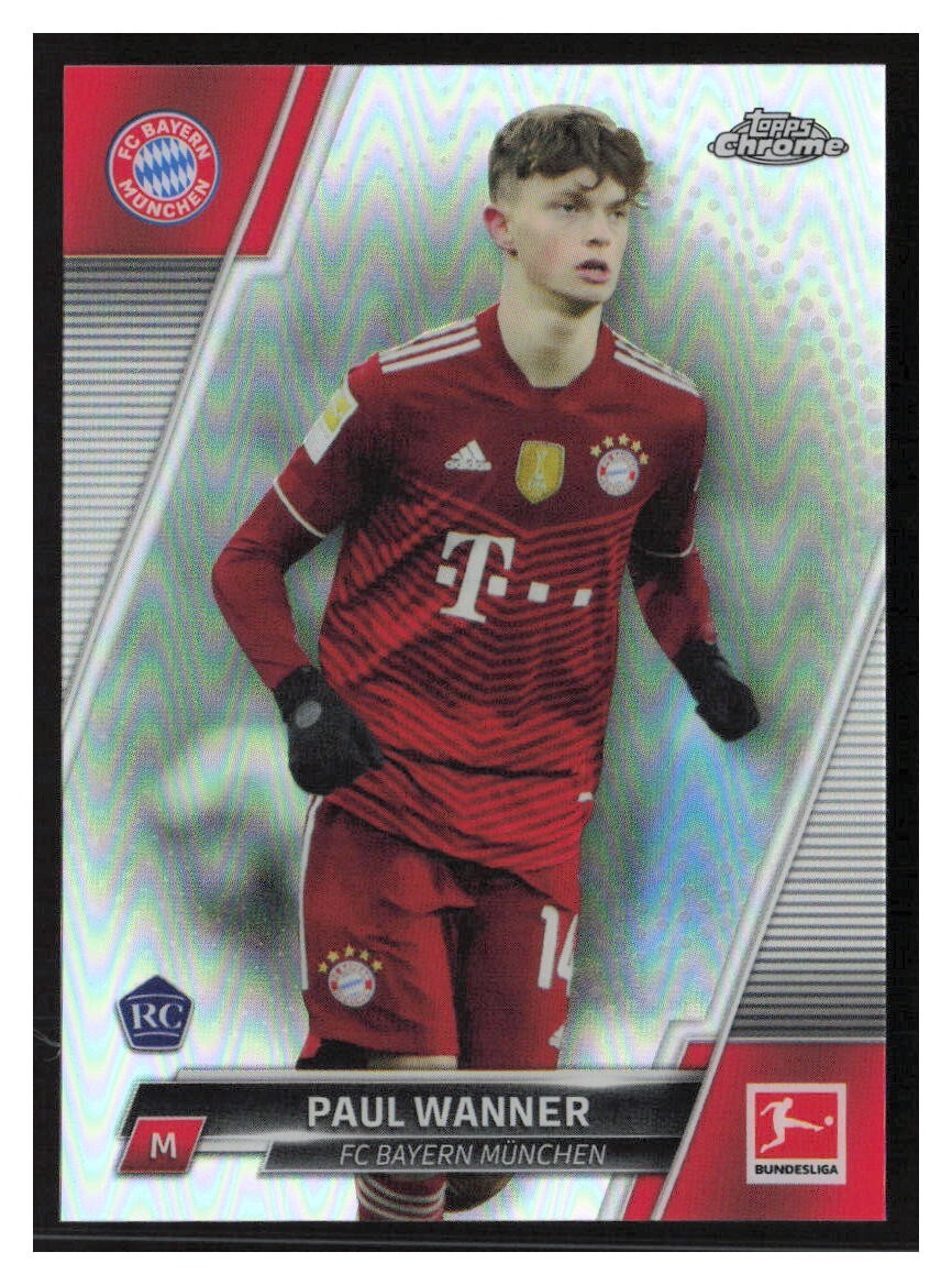 2021-22 Topps Chrome Bundesliga #46 - Paul Wanner Refractor RC
