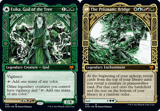 [1x] Esika, God of the Tree // The Prismatic Bridge - Showcase - Near Mint, Engl
