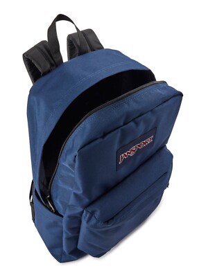 JanSport SuperBreak Backpack - Navy | eBay