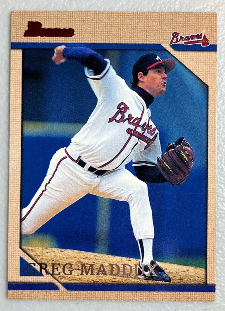 Greg Maddux #67 Baseball Cards 1996 Bowman trading card — raw and PSA graded price guide