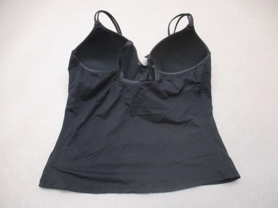 Camiseta sin mangas 36B Le Mystere para mujer forrada negra con aros cami moldeadora 8P Foto 3 de 4