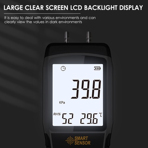 AS511B Digital Differential Pressure Gauge -206.8~206.8KPA S7R6 - Picture 12 of 12