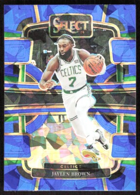 2023-24 2168C Panini Prizm BLUE ICE PRIZM Jaylen Brown Boston Celtics ...