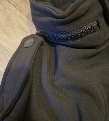Tommy Hilfiger Softshell Black Coat Jacket Hoodie Men's Full Zip Size L (6V) - Picture 6 of 15