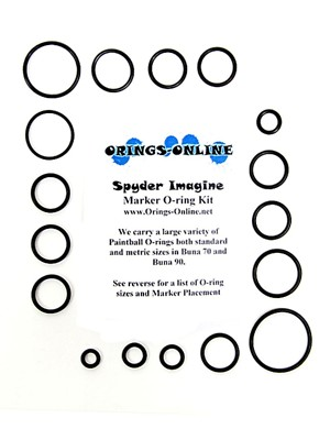 #ad Spyder Imagine Paintball Marker O ring Oring Kit x 2 rebuilds kits $11.95