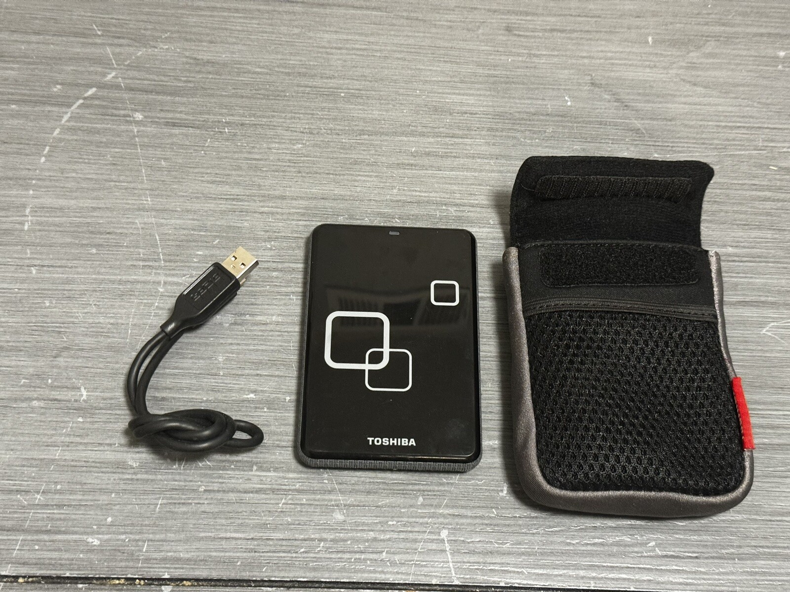 Toshiba 500GB/Go Portable External Hard Drive Canvio USB 2.0 Backup Pre Owned-image