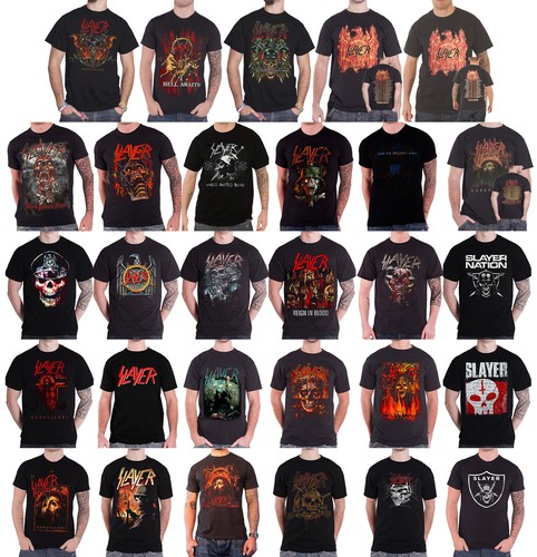 Official Slayer T Shirt Band Logo 