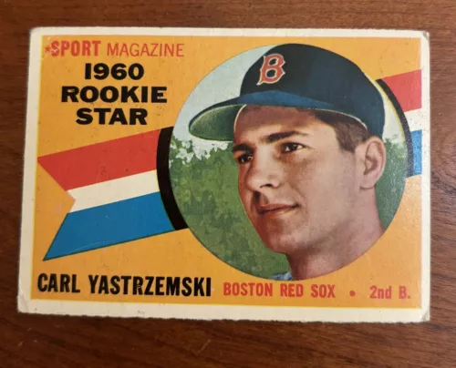 1960 Topps  Carl Yastrzemski rookie rc #148  vg to vg-ex
