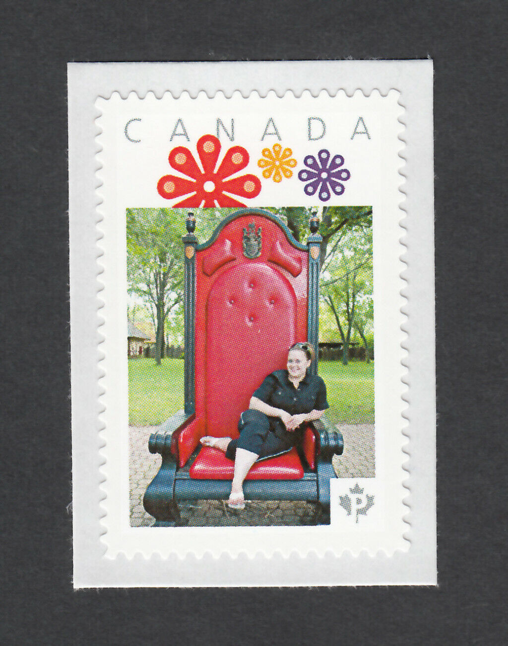 QUEEN'S THRONE = picture Portland Mall postage MNH 2013 p3sn07 Canada In a popularity stamp