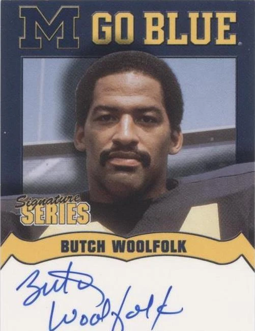 2002-07 TK Legacy Michigan Wolverines Butch Woolfolk #MGB67