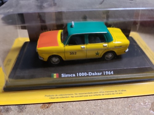 Voiture Miniature 1/43 IXO FABBRI - Simca 1000 Dakar 1964 - Neuf